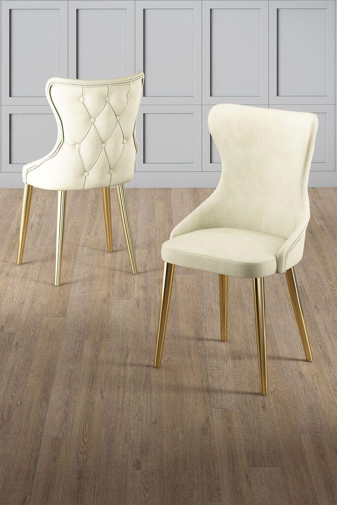 Hanah Home Set stolica Alpa, 85x59x98 cm, 4 komada, Krem