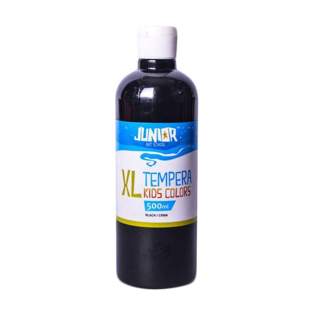 Junior Tempera, 500ml, Crna