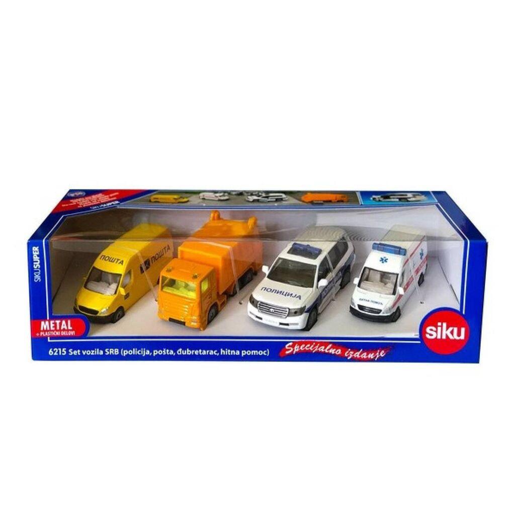 Siku Set igračaka vozila Srbije 6215SRB, 4 komada