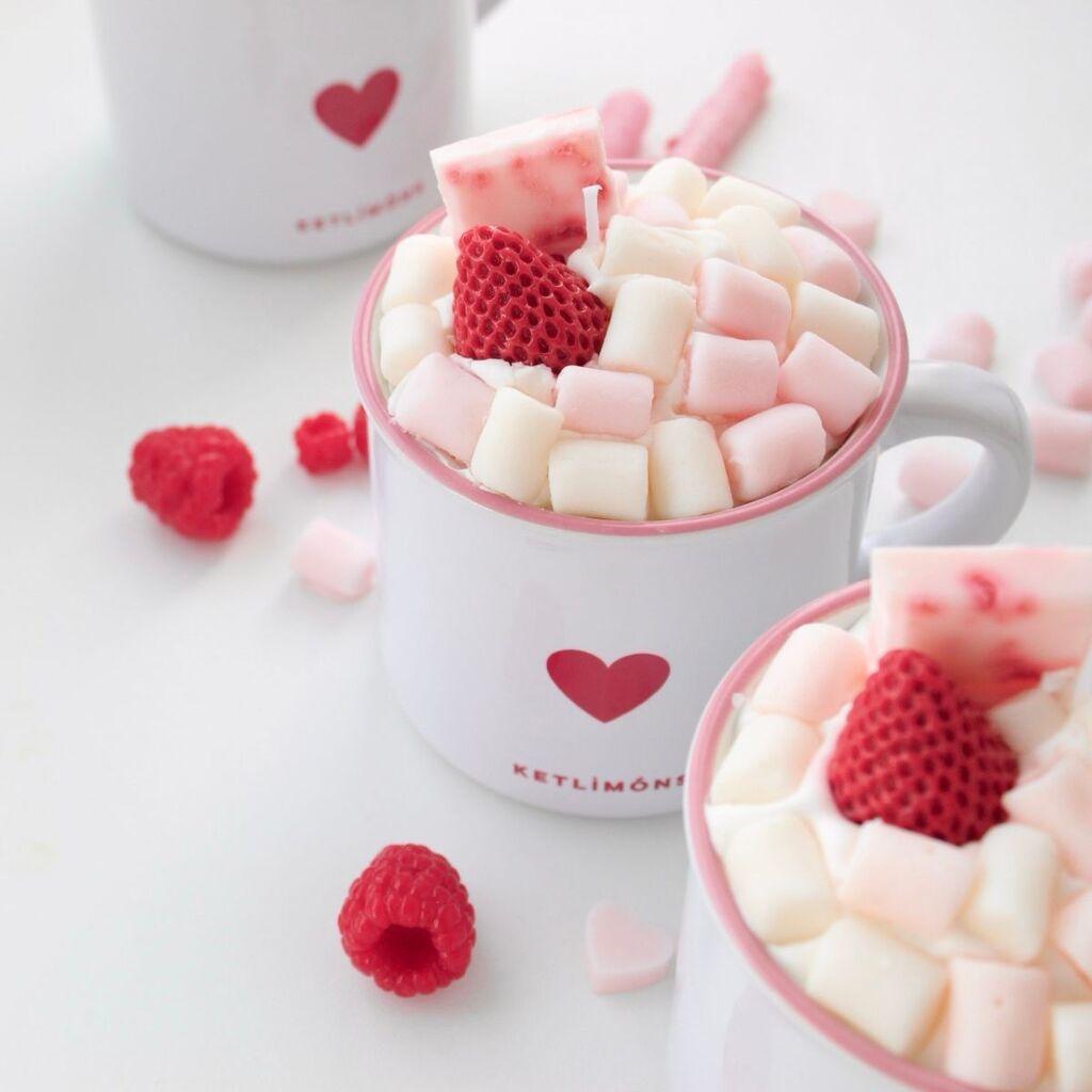 Ketlimons Sveća Šolja, Bela