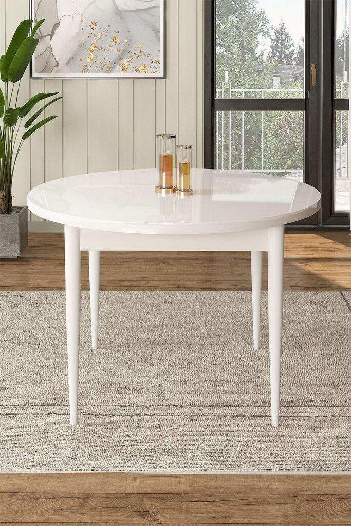 Hanah Home Trpezarijski sto Rox, 90x75x90 cm, Beli