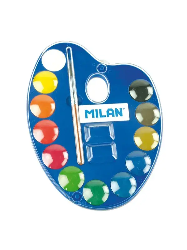 Milan Paleta 12 vodenih boja, Ø25Mm