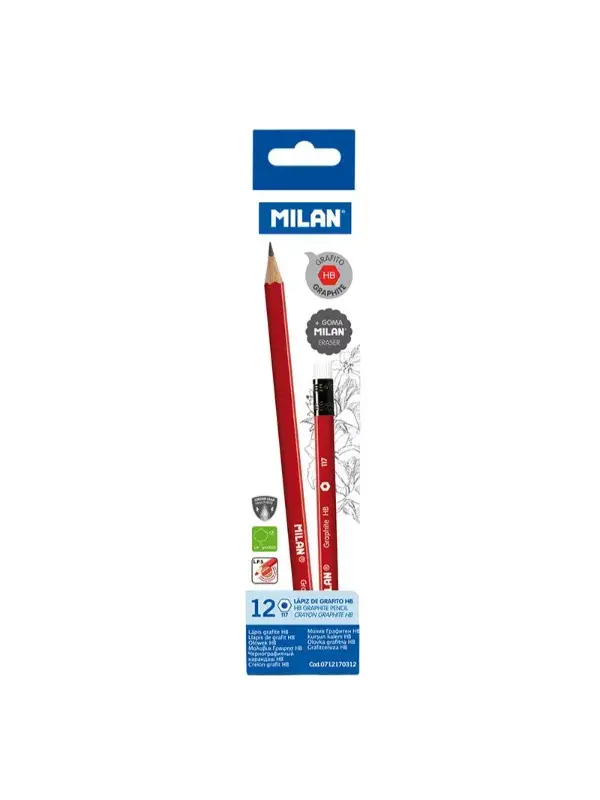 Milan Grafitna olovka 712170312 Hex 1/12