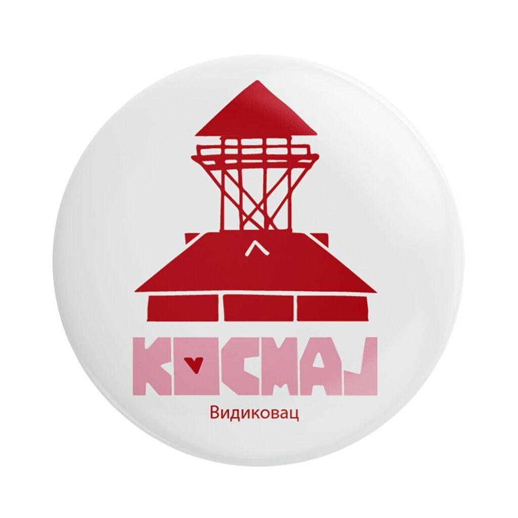 Vida suveniri Magnet Kosmaj Vidikovac, Belo-crveni