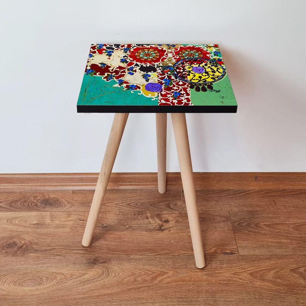 Hanah Home Klub sto Shp56, 35x42x35 cm, Šareni