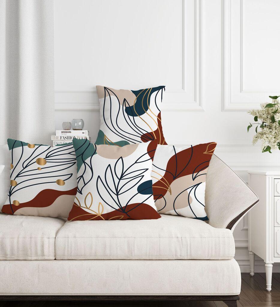 Aberto Design Set dekorativnih jastučnica ASR-plw4-1, 43 x 43 cm, 4 komada, Višebojne