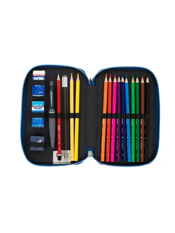 Milan Dvodelna puna pernica The Fun series, Plava