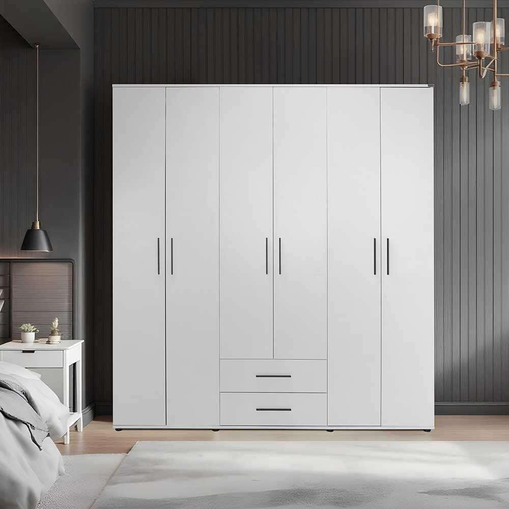 Hanah Home Ormar White, 213x206x52 cm, Beli