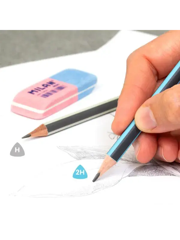 Milan Grafitna olovka 71230012, 2H 1/12