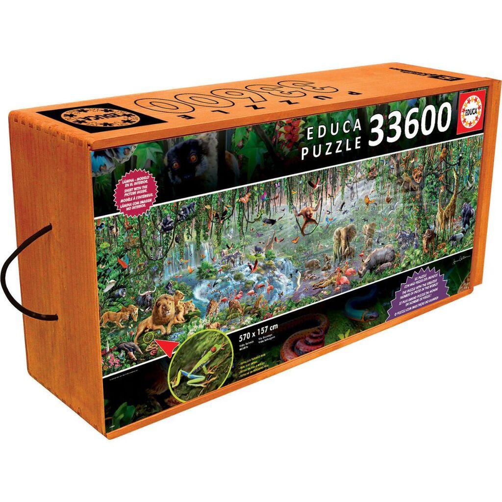 Educa Puzzle Wildlife, 33600 delova