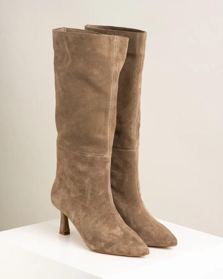 Invento Ženske čizme na štiklu Setla, Bež