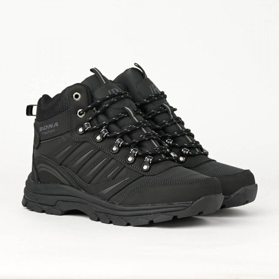 Bona Muške cipele 35876D1, Crne