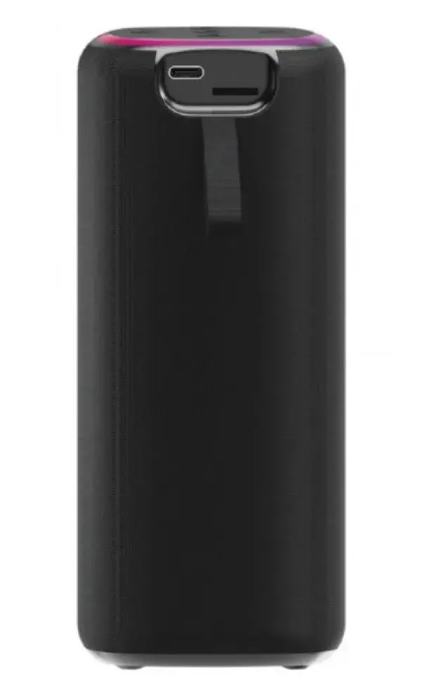 Gembird Zvučnik SPK-BT-LED-08L Portable, Bluetooth, LED, 10W, BT, FM, USB, Handsfree, Crni