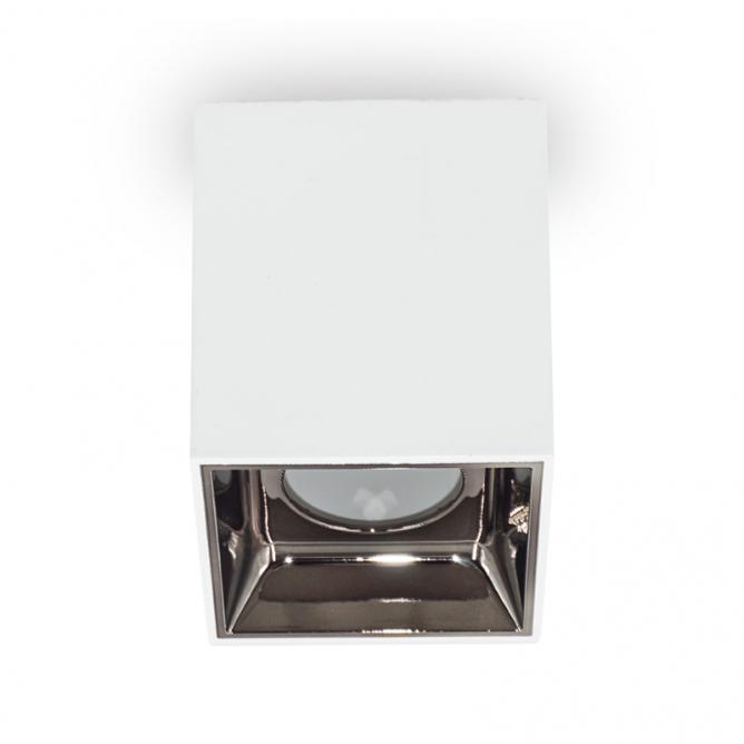 Svetiljka JM-1008, 1xGU10, Belo-crna