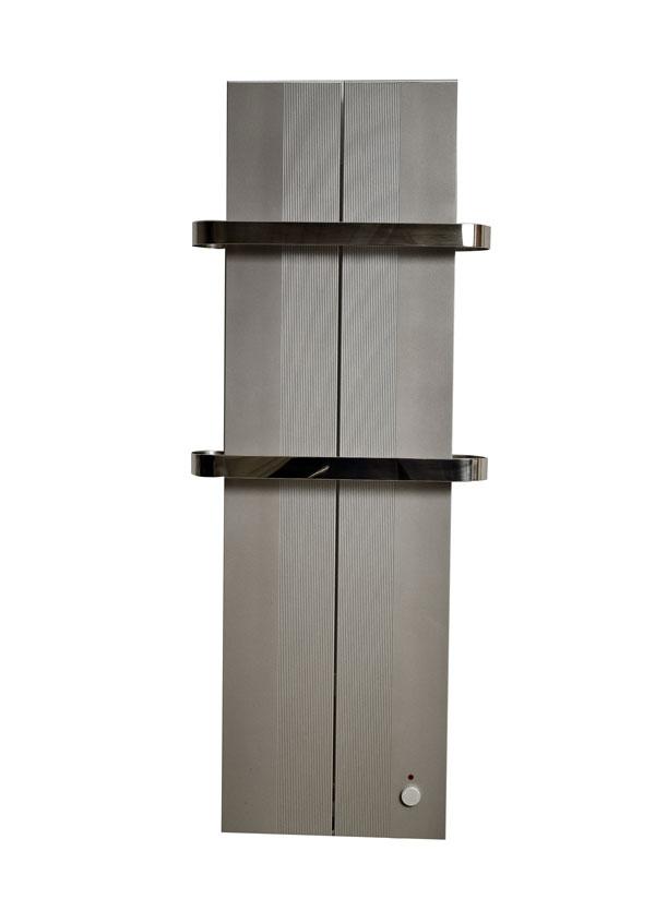 CINI Elektični sušač peškira 40.4X100cm, Sivi metalik