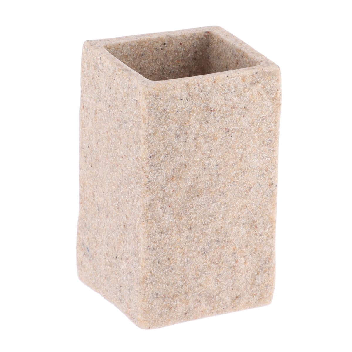 TENDANCE Čaša za četkice 10,5x6,3x6,3 cm poliresin