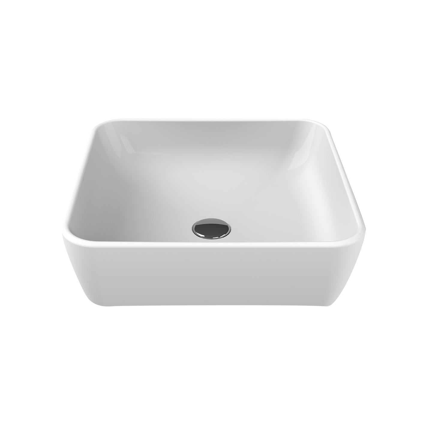 TURKUAZ SERAMIK Nadgradni umivaonik ONE LVB 76000 I, 46x46cm, Beli