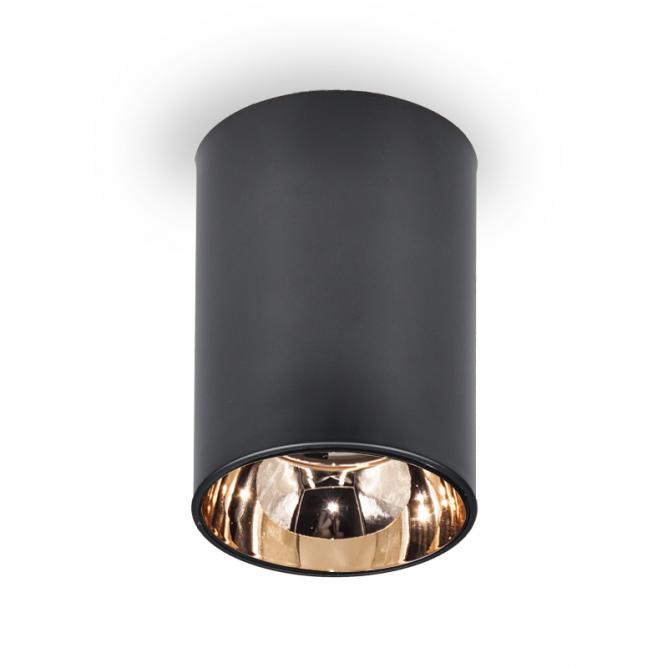 Rozetna JM-1007, 1xGU10, Crno-zlatna