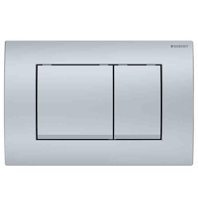 GEBERIT Tipka za vodokotlić DELTA 30, Hrom mat