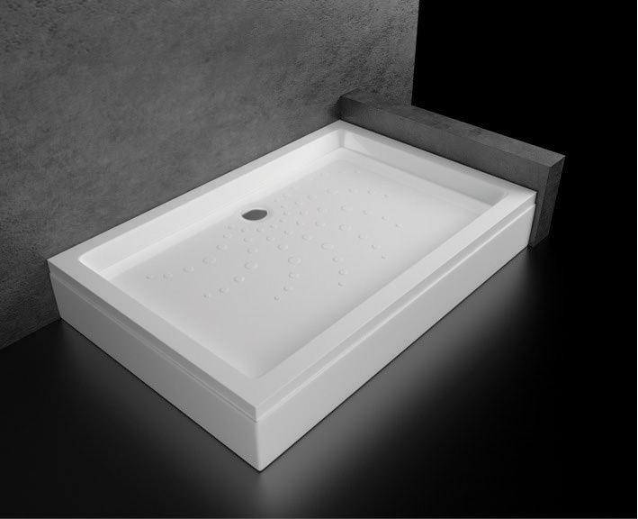 DELUXE AQUATIC Tuš kada FEDORA 120x80cm, Bela