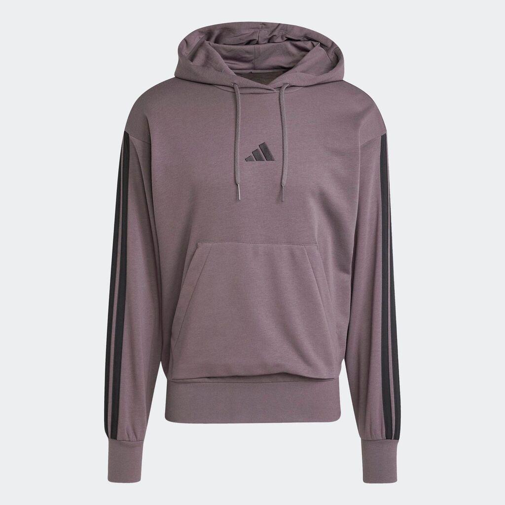 Adidas Muški duks sa kapuljačom m 3s fl hd, Tamnoljubičasti