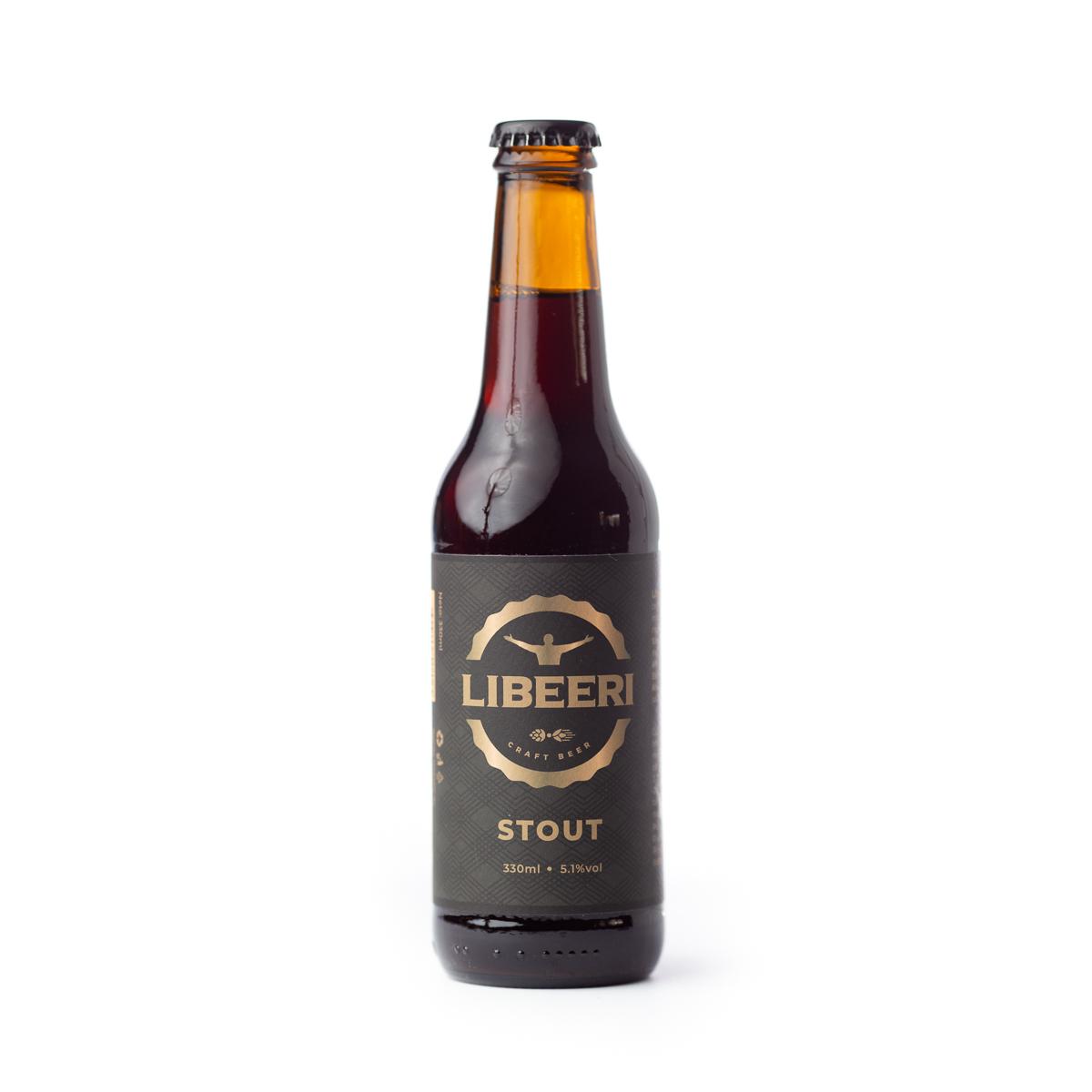 LIBEERI Kraft pivo Stout, 0.33l