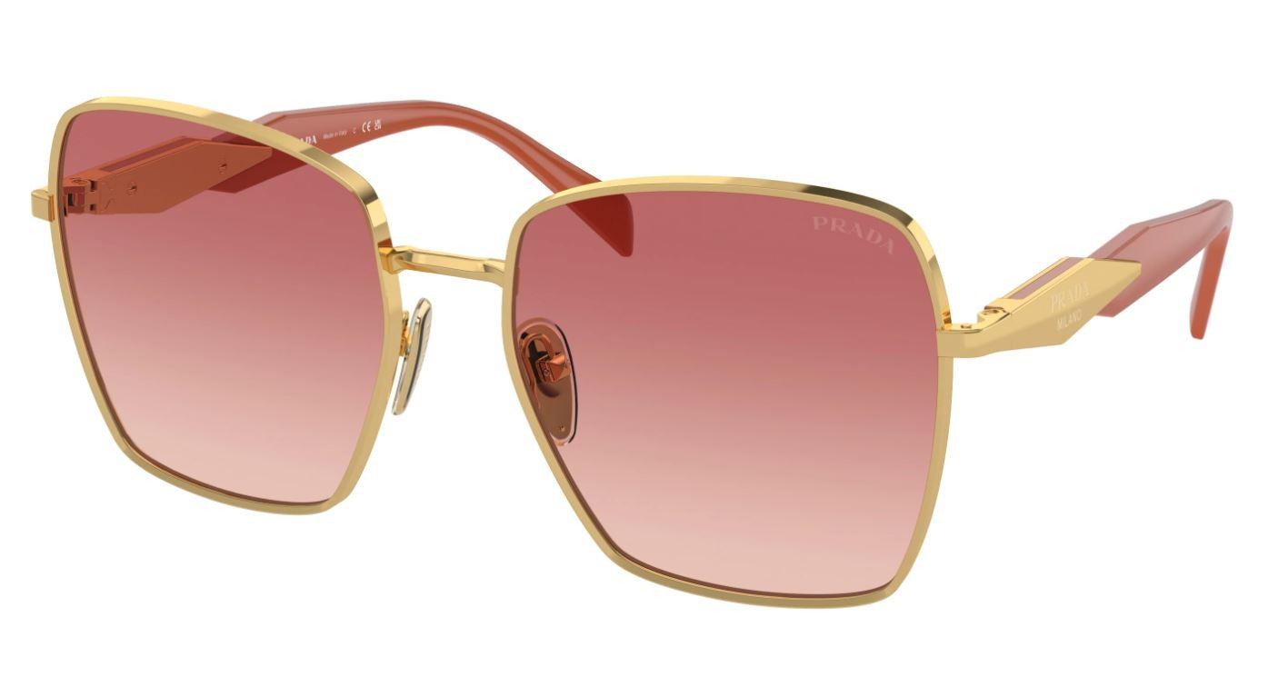 Prada Ženske naočare za sunce 0PR 64ZS 5AK01Z 57,Zlatno-roze