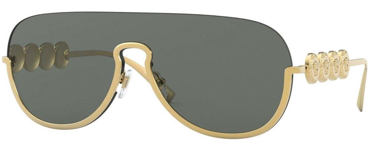 Versace Unisex naočare za sunce 0VE2215 100287 39, Crno-zlatne