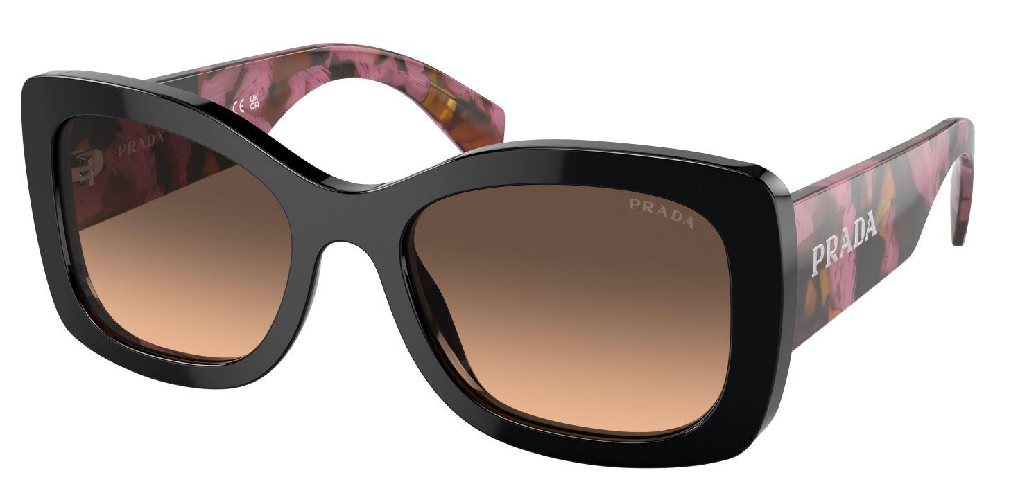 Prada Ženske naočare za sunce 0PR A08S 12O50C 56, Ljubičasto-crne