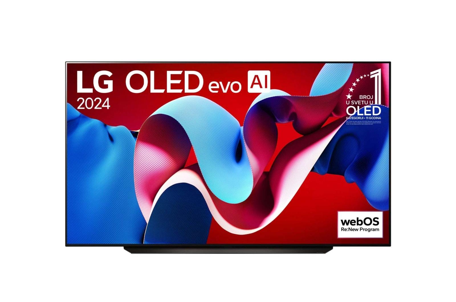 LG OLED83C41LA Televizor, 83", Smart, webOS 24, OLED evo AI, 4K Ultra HD, Crni