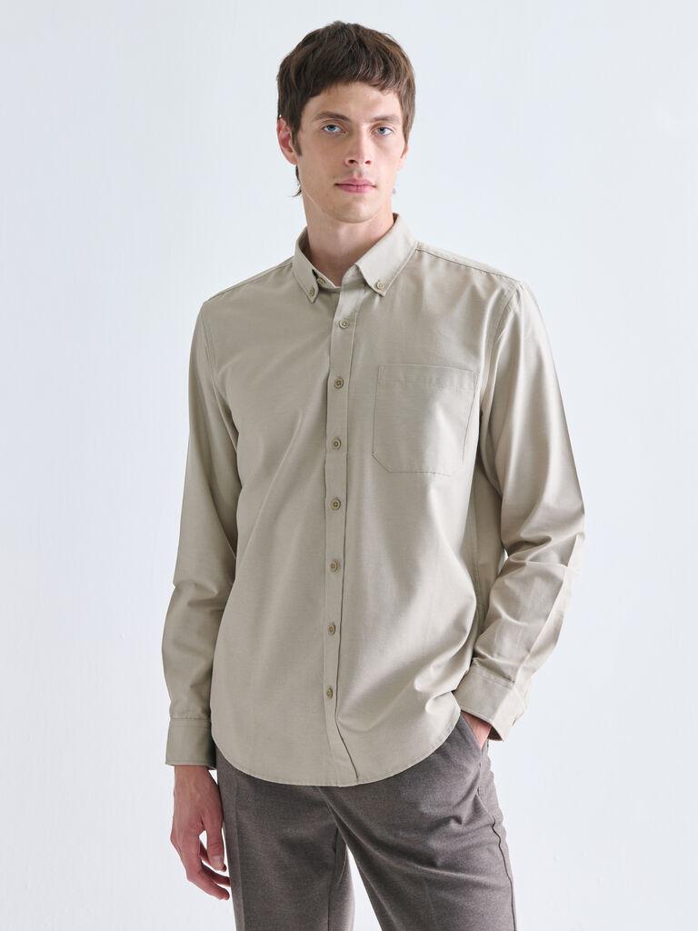 LC Waikiki Muška košulja W5G233Z8-ZQL, Bež