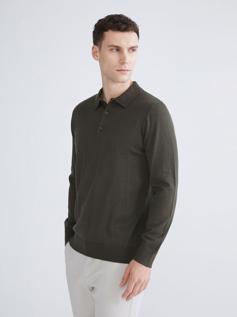 LC Waikiki Muški džemper W58270Z8-VVG, Kaki