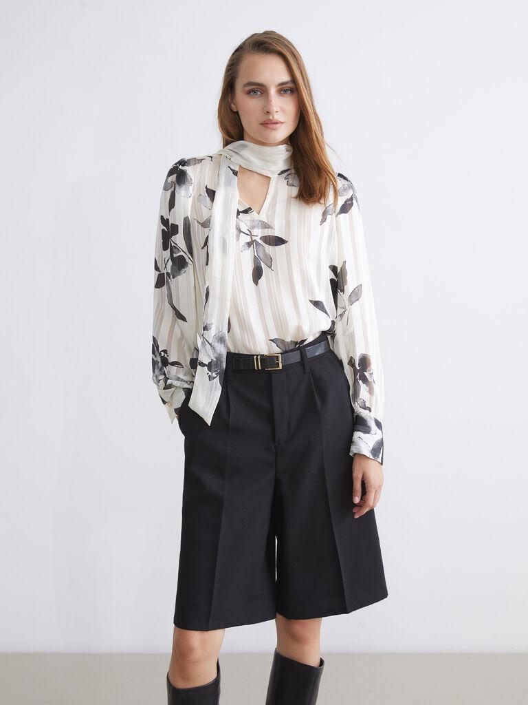 LC Waikiki Ženska bluza W5DY83Z8-LRA, Krem