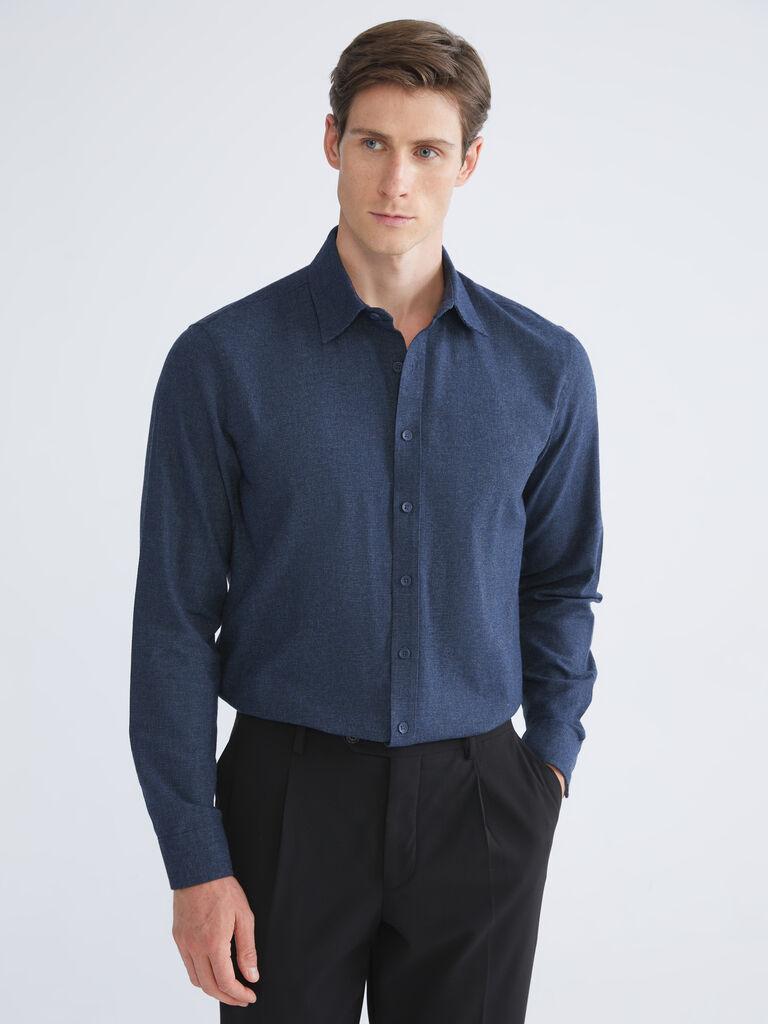 LC Waikiki Muška košulja W5CP54Z8-RFH, Teget