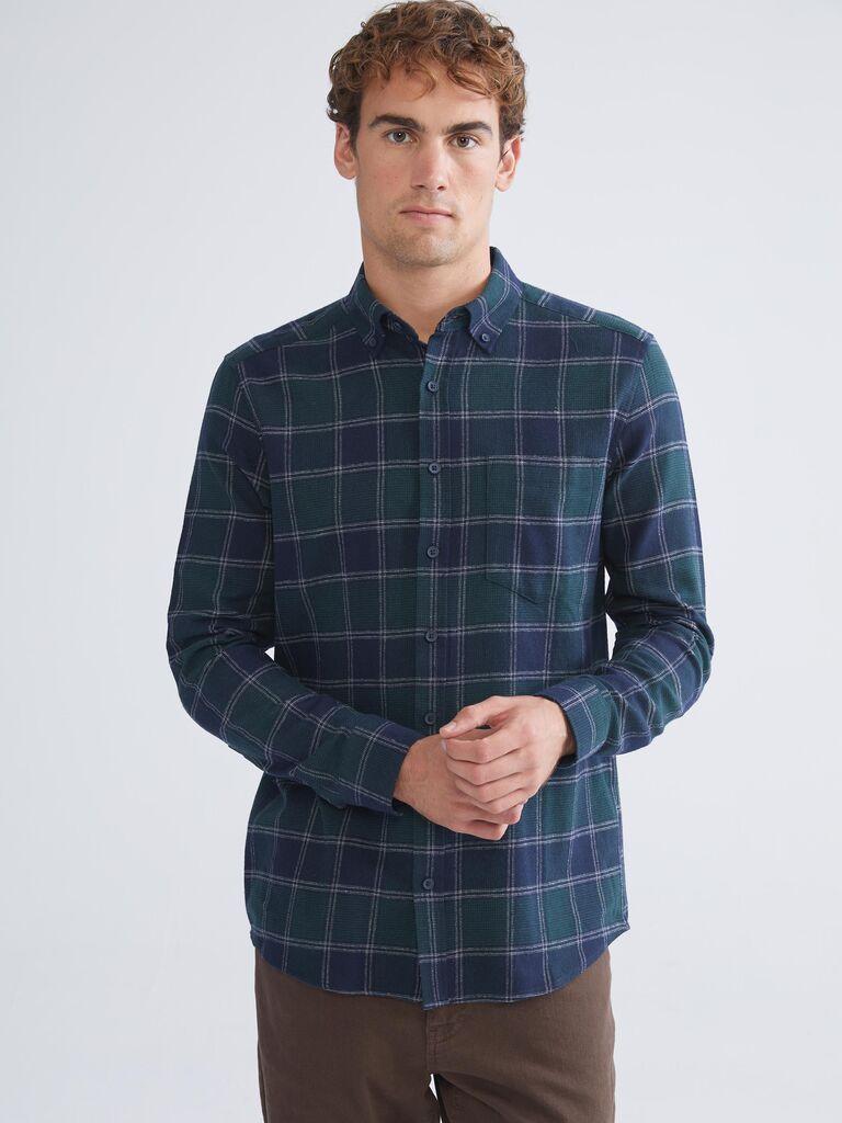 LC Waikiki Muška košulja W59671Z8-LME, Zeleni