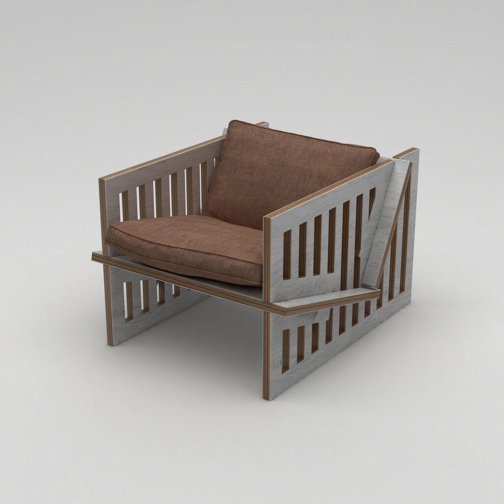 Hanah Home Fotelja Roma, 74x57x92 cm, Smeđa