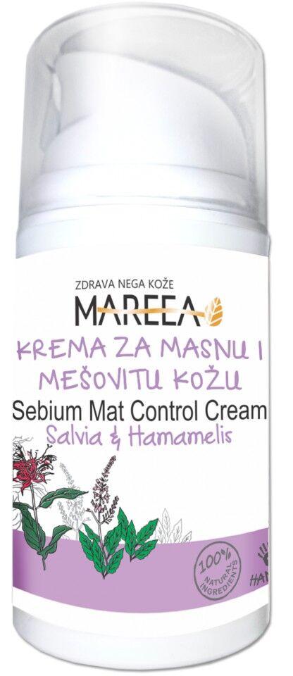 Mareea Krema za lice za masnu i mešovitu kožu lica, 50 ml