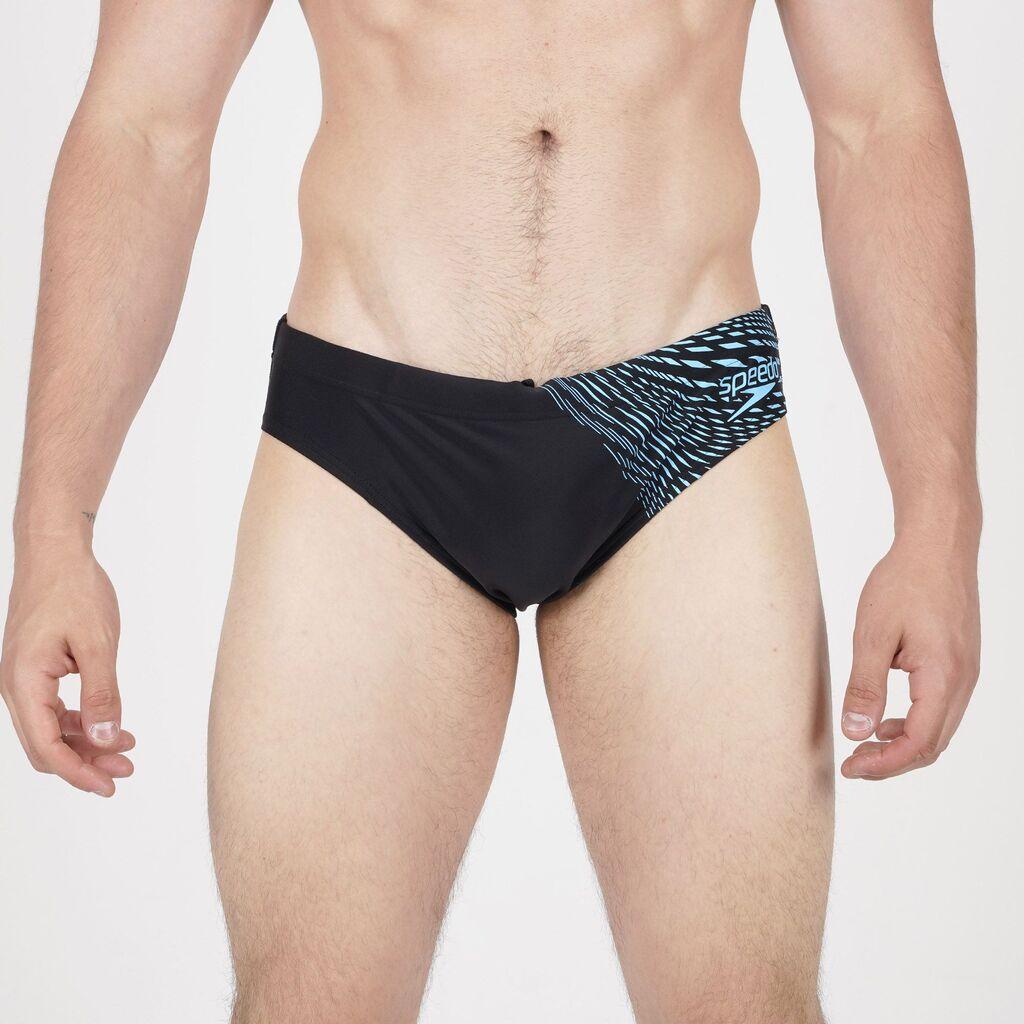Speedo Muški kupaći kostim Medley logo 7cm brief, Crni