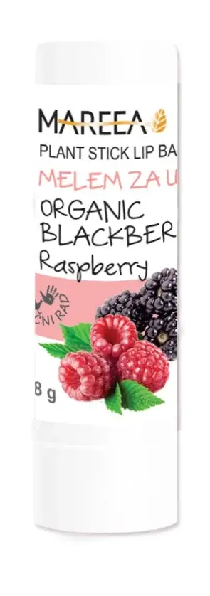 Mareea Melem za usne sa organskim uljem kupine i maline, 4,8 g
