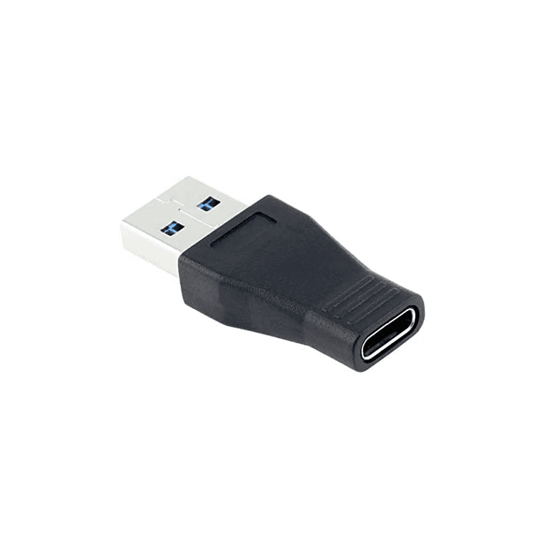 Adapter USB muški na Type-C ženski, Crni