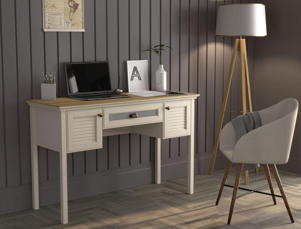 Hanah Home Radni sto FRN-21033, 132x80x50 cm, Krem