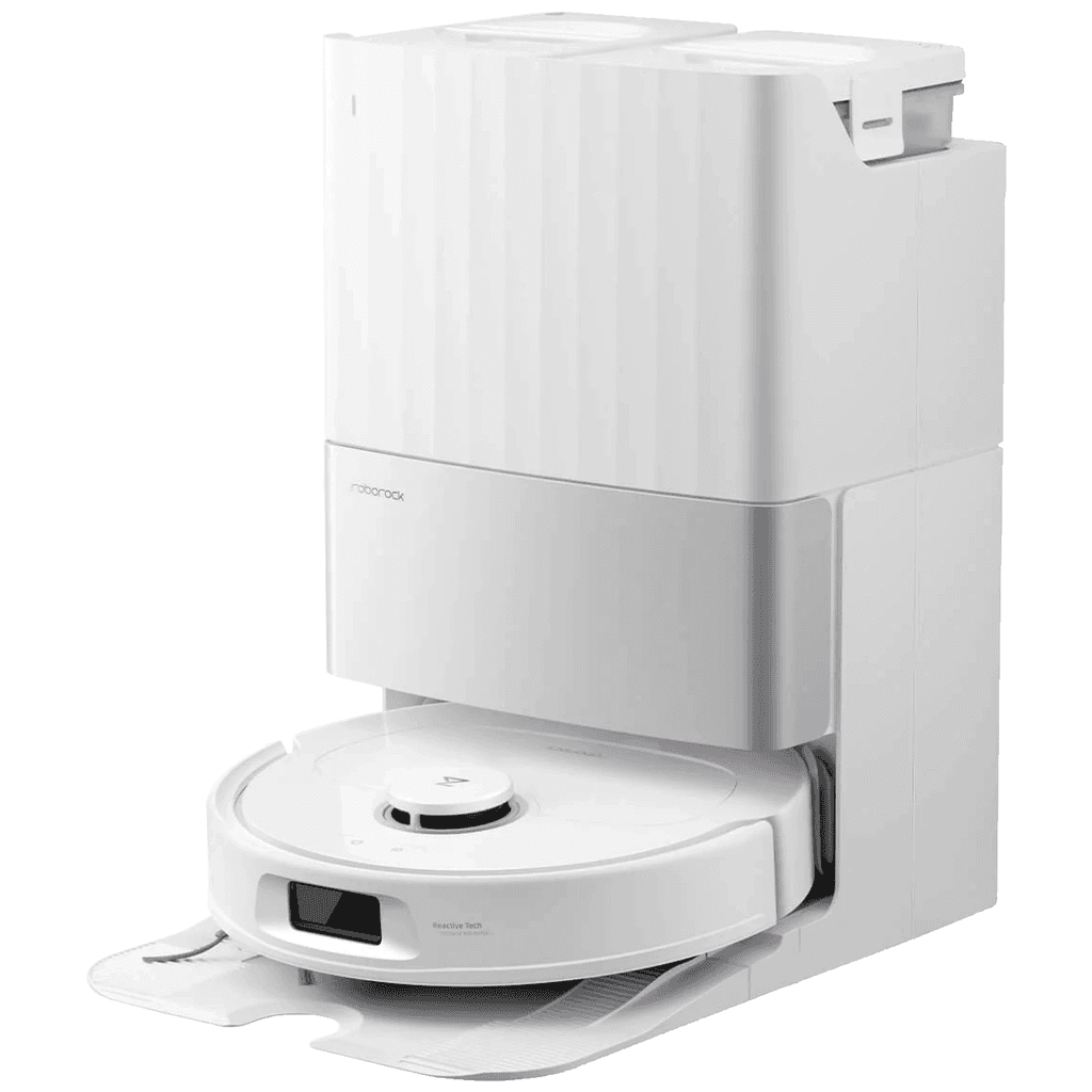 Roborock Robot usisivač sa stanicom za pražnjenje Qrevo 5AE, 5200mAh, 12000 Pa, Beli
