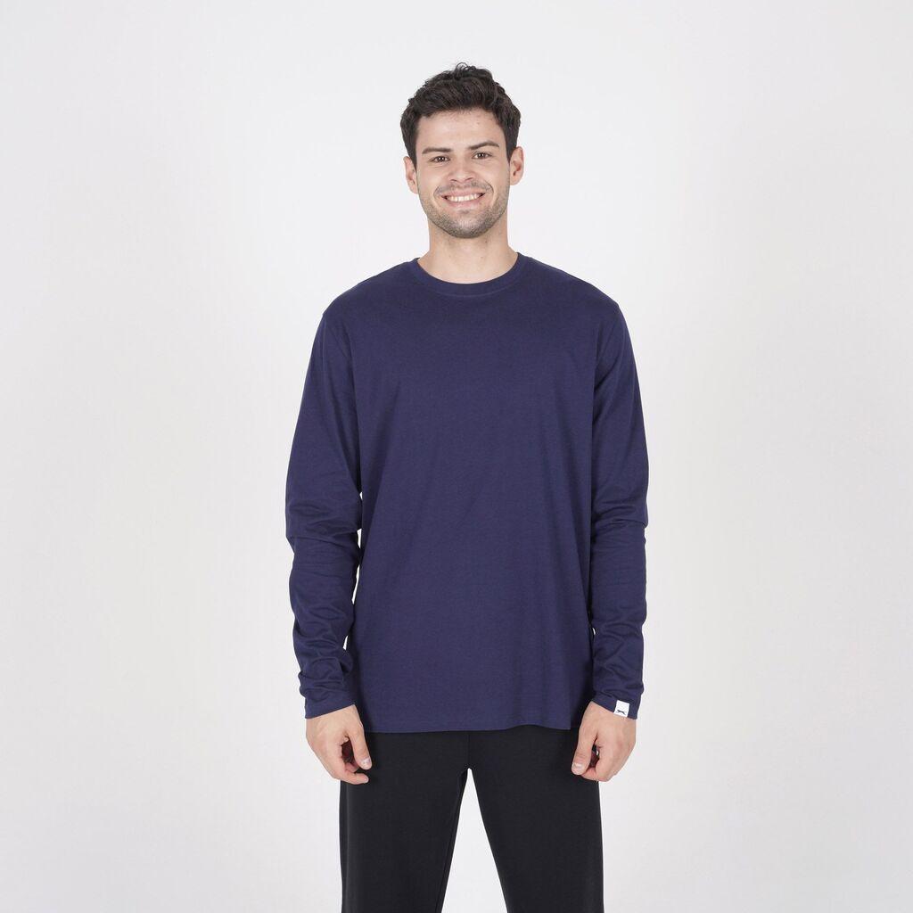 Slazenger Muška majica dugih rukava Classic, Teget