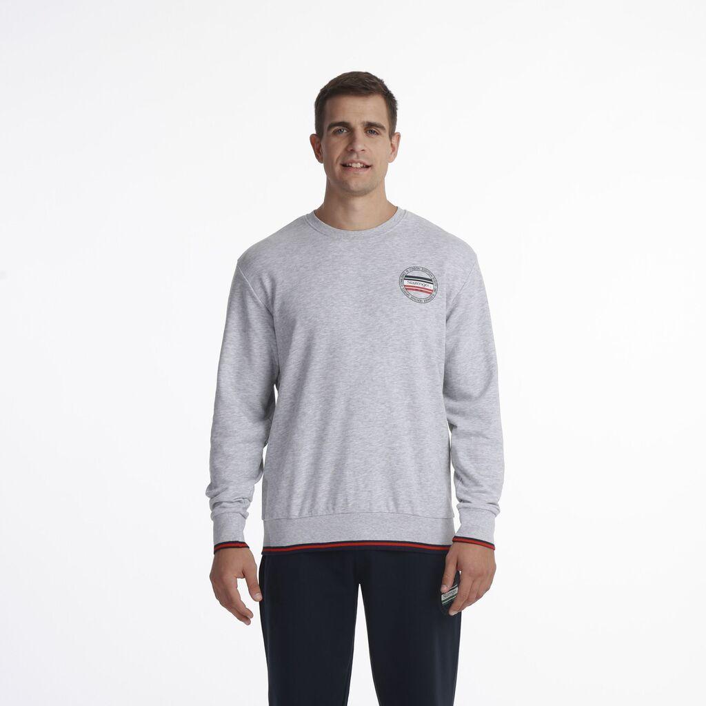 Slazenger Muški duks Heritage crewneck, Sivi