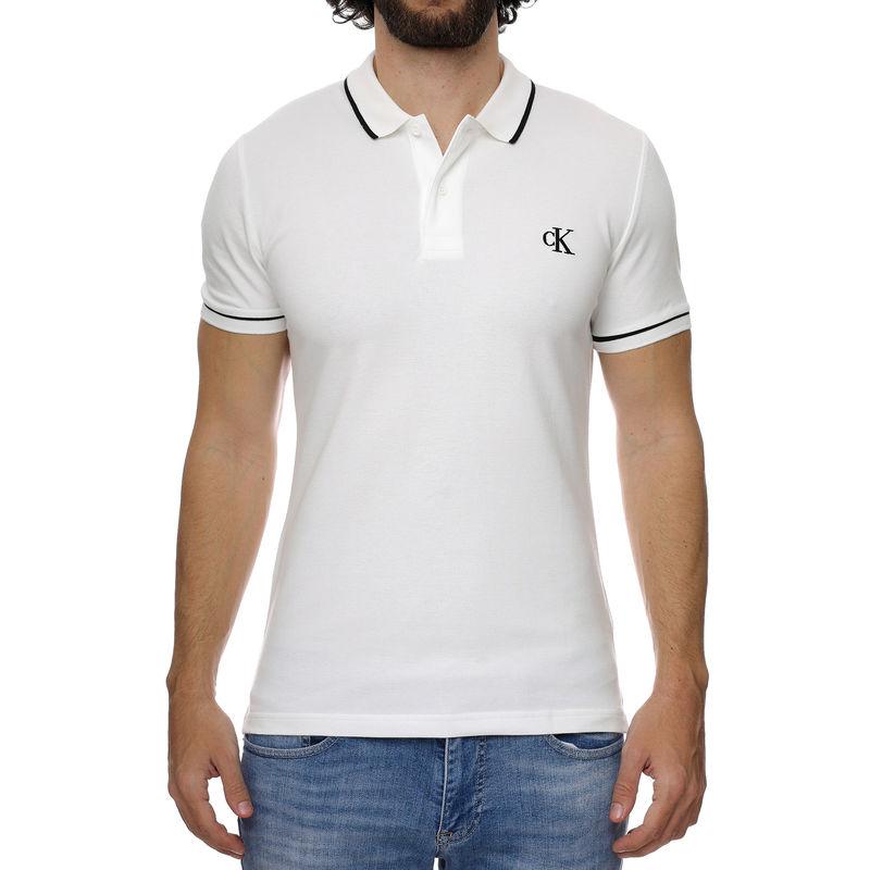 Calvin Klein Muška polo majica J30J315603, Bela