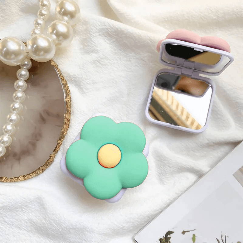 PopSocket za telefon Flower sa staklom, Zeleni