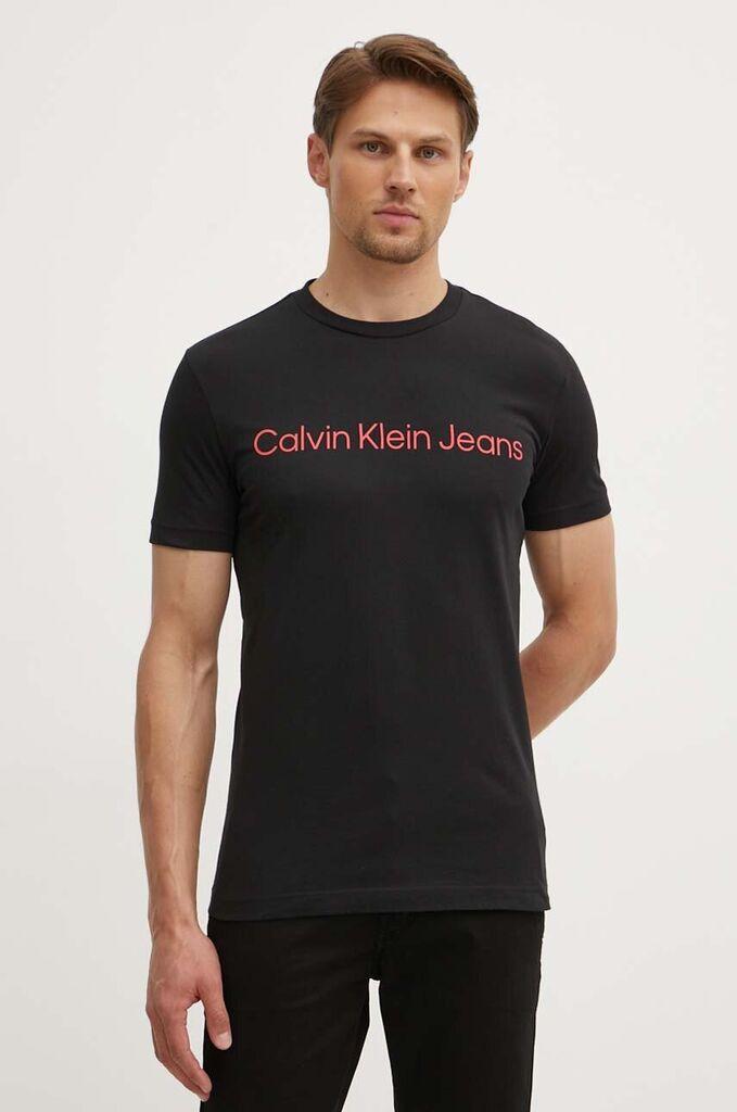 Calvin Klein Muška majica J30J322552, Crno-crvena