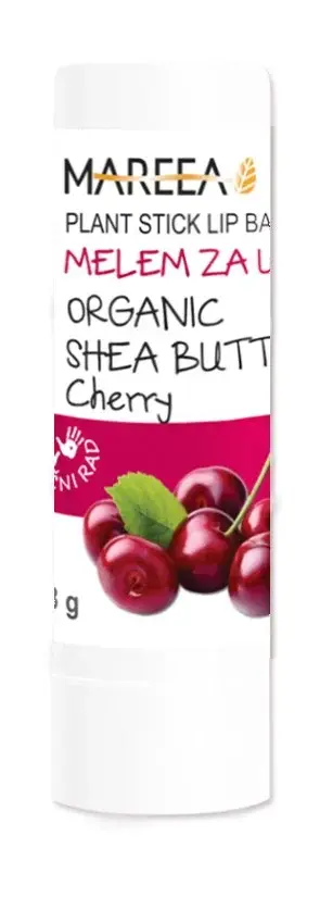 Mareea Melem za usne sa organskim šia buterom i višnjom, 4.8 g