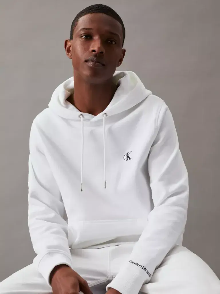 Calvin Klein Muški duks J30J315713, Beli