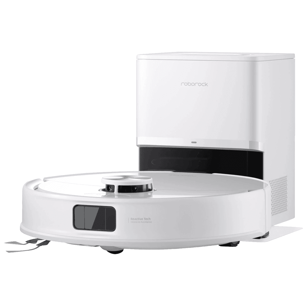 Roborock robot usisivač sa stanicom za pražnjenje Q10 VF+, 5200mAh, 10.000 Pa, beli